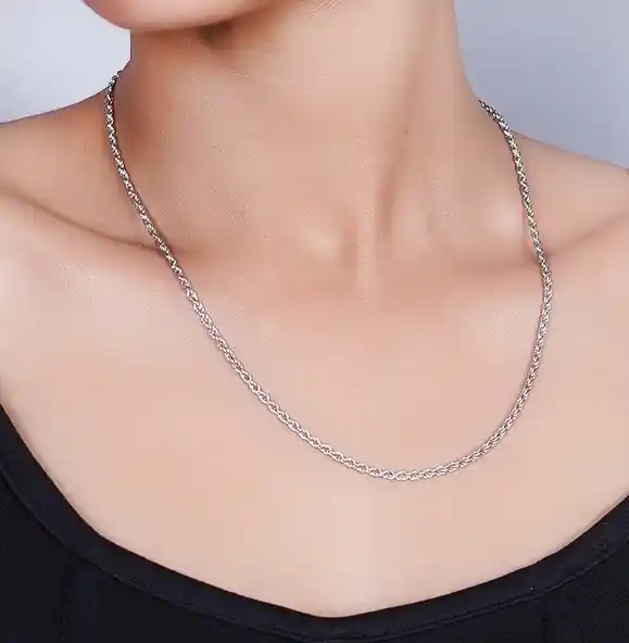 Sterling Silver Rope Chain